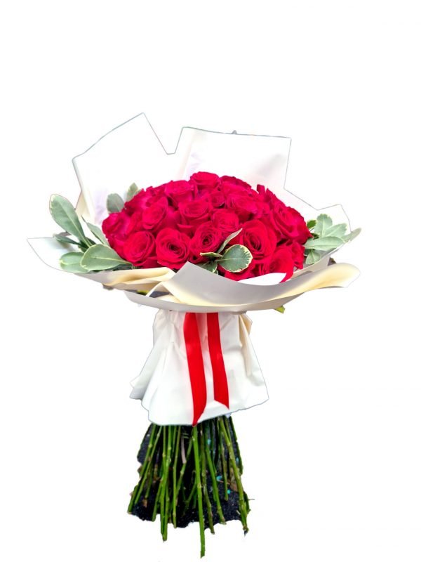 Buchet 55 Trandafiri Roșii