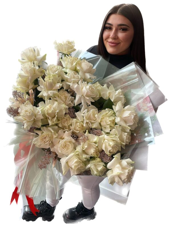 Buchet 29 Trandafiri Flexati - imagine 2
